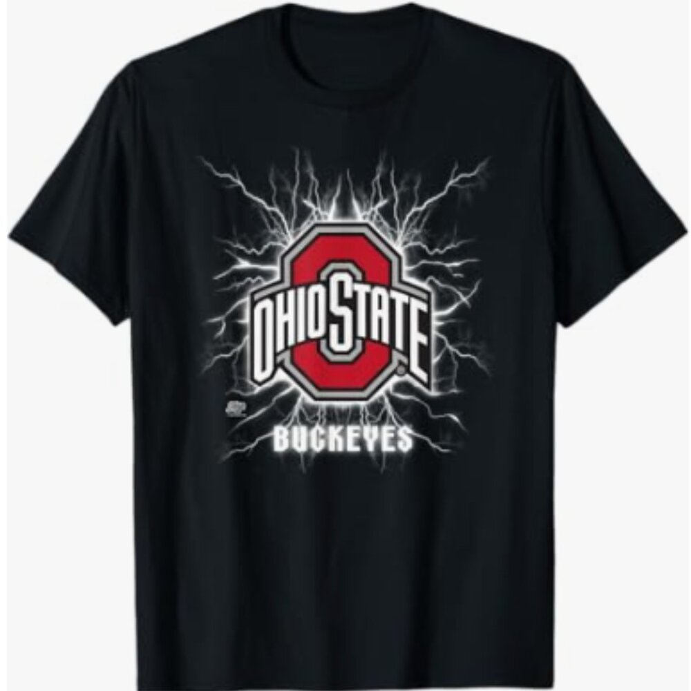NWT Ohio State Buckeyes 90's Lightning Officially Licensed Shirt Small Football